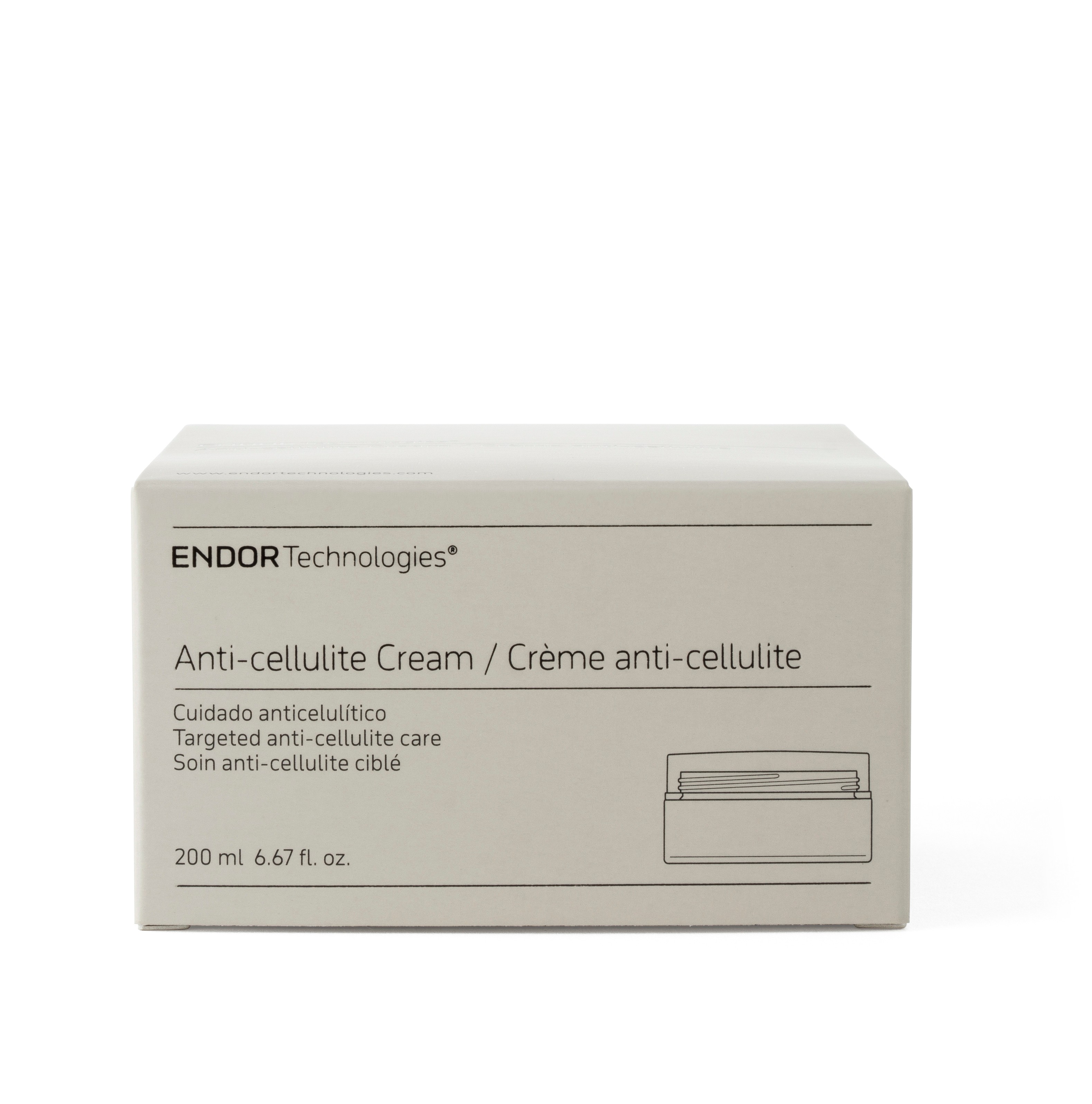 Anti-cellulite Cream Endor + darček: masážna kefa