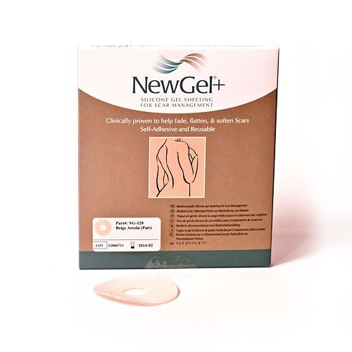 New Gel+ Kruhová béžová náplasť – areola (2 ks)