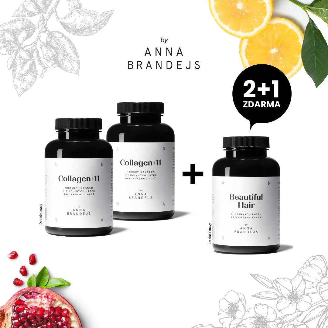 Zadarmo Beautiful Hair ANNA BRANDEJS + 2x Collagen+11 ANNA BRANDEJS