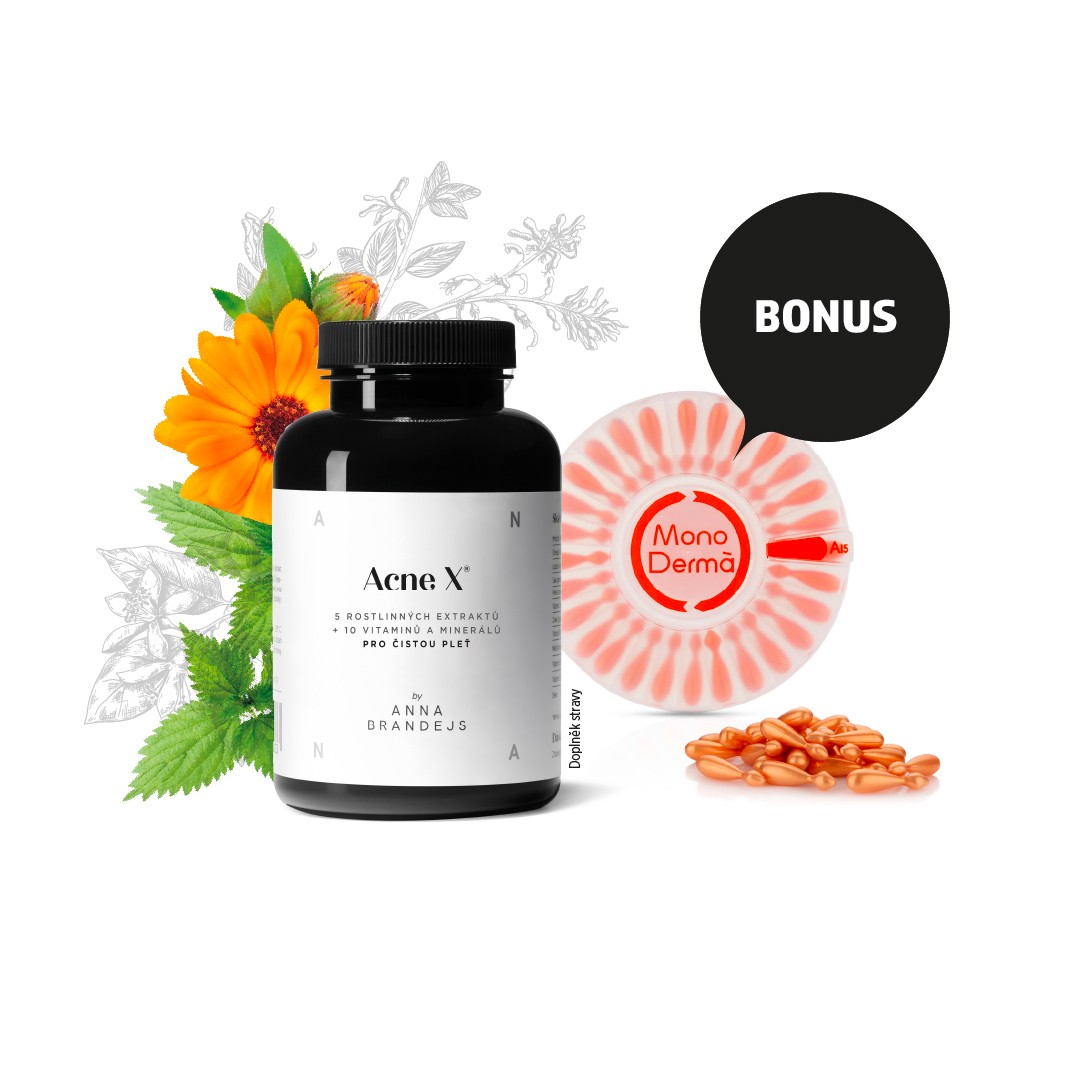 Acne X ANNA BRANDEJS + Monoderma A15 ako bonus 