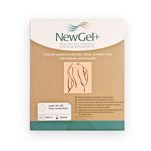 New Gel+ Kruhová priehľadná náplasť – areola (2 ks)