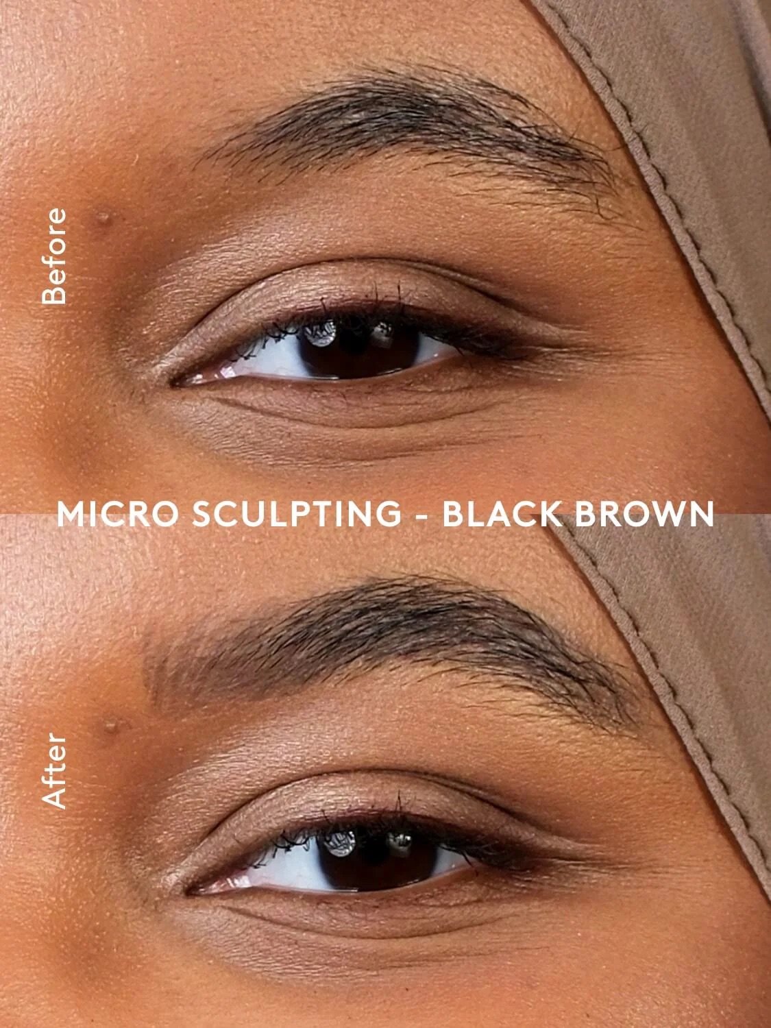 Micro-Sculpting Brow Pencil Xlash Black Brown