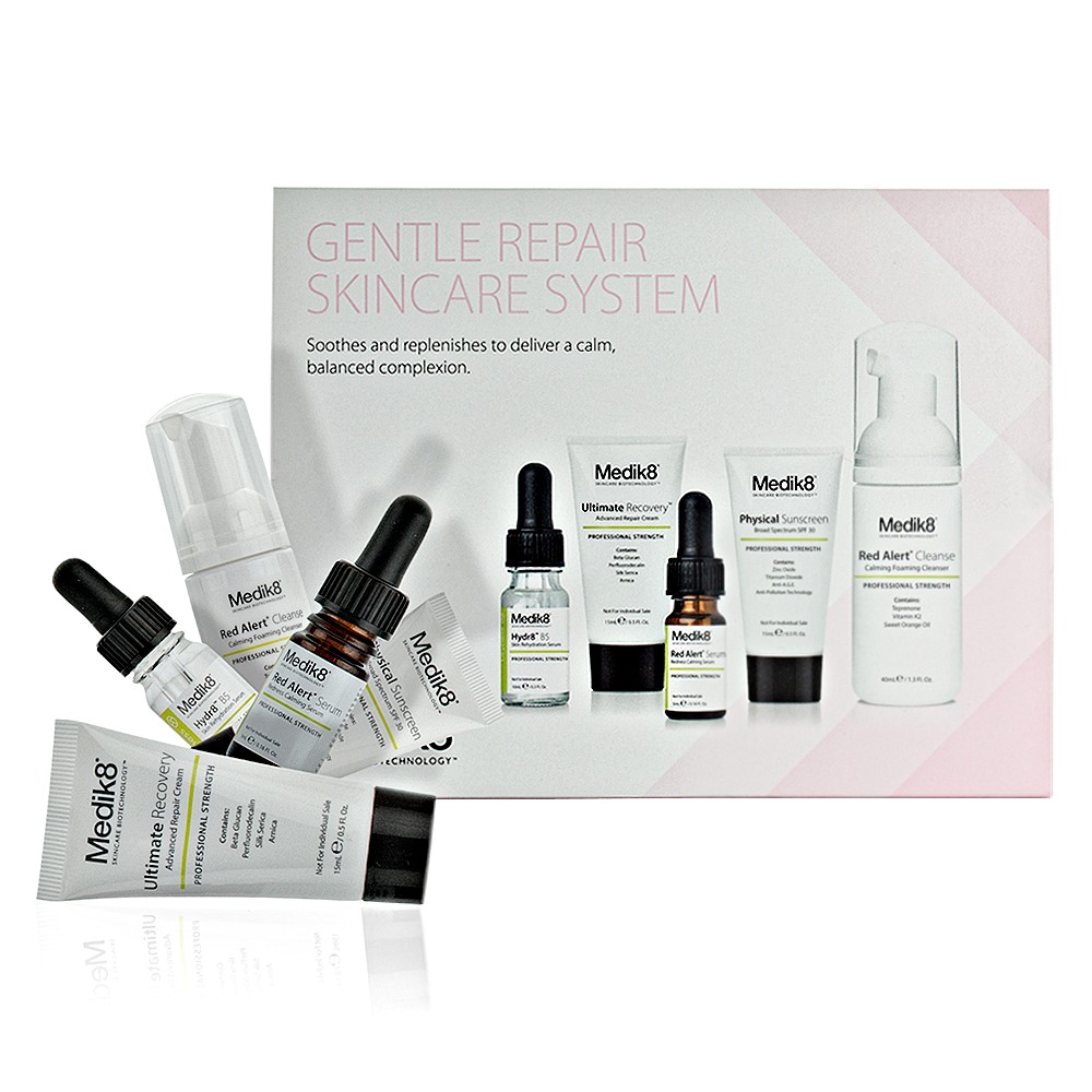 Vianočný balíček Gentle Repair Skincare System pre obnovu poškodenej a precitlivenej pleti