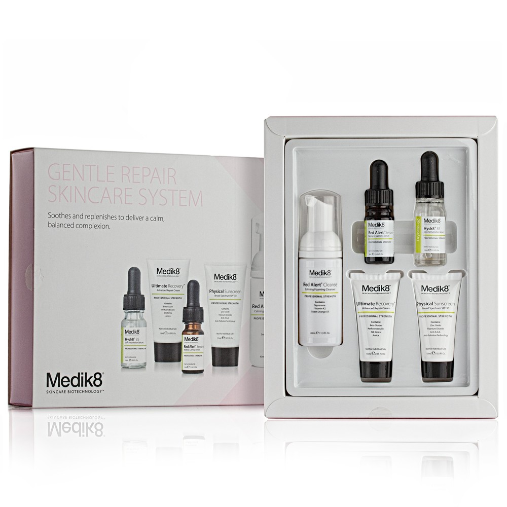 Vianočný balíček Gentle Repair Skincare System pre obnovu poškodenej a precitlivenej pleti