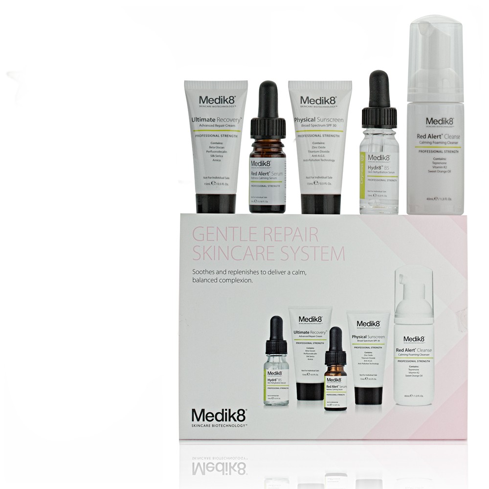Vianočný balíček Gentle Repair Skincare System pre obnovu poškodenej a precitlivenej pleti