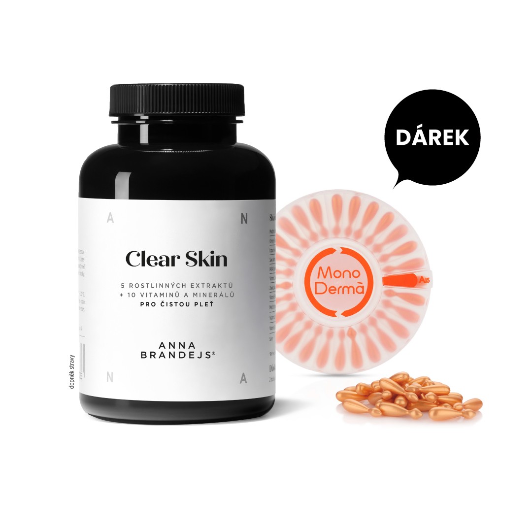 Clear Skin by ANNA BRANDEJS + Monoderma A15 ako darček